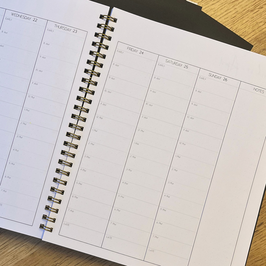 The Vertical Day Planner